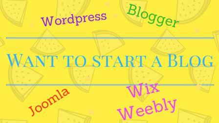 blogger vs wix and weebly