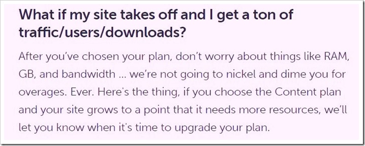 limits on bandwidth allgood studiopress sites colored